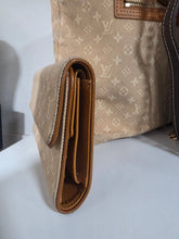 Load image into Gallery viewer, LOUIS VUITTON MONOGRAM MINI LIN PORTE TRESOR YELLOW BEIGE WALLET
