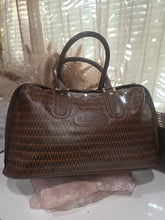 Load image into Gallery viewer, MARIO VALENTINO VINTAGE BOSTON BAG & COSMETIC BAG