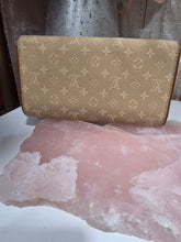 Load image into Gallery viewer, LOUIS VUITTON MONOGRAM MINI LIN PORTE TRESOR YELLOW BEIGE WALLET