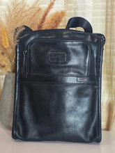 Load image into Gallery viewer, TUMI - ALPHA LEATHER POCKET TRAVEL CROSSBODY BAG FOR MEN & WOMEN