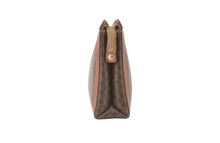 Load image into Gallery viewer, CELINE MACADAM SECOND BAG DARK CARAMEL LEATHER WITH COA 28.5CM