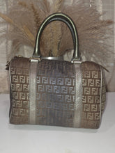 Load image into Gallery viewer, Fendi Zucchino Boston Bag (vintage) 25cm

