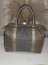 Load image into Gallery viewer, Fendi Zucchino Boston Bag (vintage) 25cm

