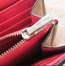 Load image into Gallery viewer, CELINE BEIGE FLAP WALLET
