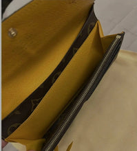 Load image into Gallery viewer, LOUIS VUITTON BROWN YELLOW WALLET COA INCL
