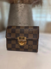 Load image into Gallery viewer, LOUIS VUITTON DAMIER EBENE COMPACT WALLET
