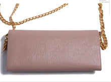 Load image into Gallery viewer, PRADA NUDE LEATHER WALLET 10 CARD HOLDER

