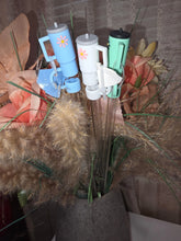 Load image into Gallery viewer, GLASS STRAW W/ COVER (TEAL &amp; BLUE)
