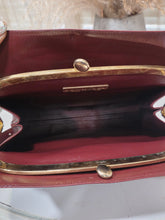 Load image into Gallery viewer, PRE-OWNED CARTIER SHOULDER BAG LEATHER RED GOLD

