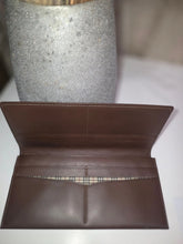 Load image into Gallery viewer, BURBERRY BROWN WALLET W/COA
