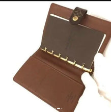 Load image into Gallery viewer, LOUIS VUITTON DAMIER AGENDA PM W/ ORIGINAL NOTEBOOK PAPER
