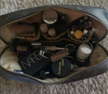 Load image into Gallery viewer, LOUIS VUITTON VINTAGE (30+Y.O.) MONOGRAM TROUSSE TOILETRY COSMETIC POUCH 28CM
