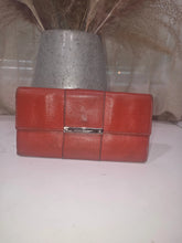Load image into Gallery viewer, FERRAGAMO ORANGE LEATHER WALLET
