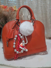 Load image into Gallery viewer, LV ORANGE LEATHER EPI ALMA 12"w 9.5ht
