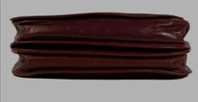 Load image into Gallery viewer, CARTIER BURGUNDY SUEDE/LEATHER MESSENGER BAG

