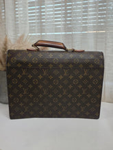 Load image into Gallery viewer, 24 Louis Vuitton Monogram Canvas Porte-Document Briefcase/ Fits a 17" Labtop
