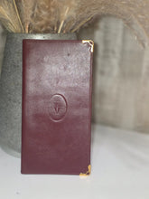 Load image into Gallery viewer, CARTIER BURGUNDY MUST DE CARTIER LONG LEATHER WALLET
