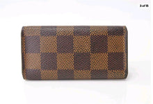Load image into Gallery viewer, LOUIS VUITTON 4 KEY RING DAMIER EBE NE CANVAS KEY HOLDER CASE
