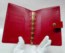 Load image into Gallery viewer, LOUIS VUITTON RED VERNIS AGENDA PM
