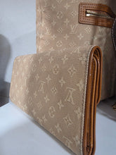 Load image into Gallery viewer, LOUIS VUITTON MONOGRAM MINI LIN PORTE TRESOR YELLOW BEIGE WALLET
