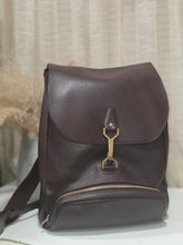 Load image into Gallery viewer, LOUIS VUITTON CASSIER PLUM TAIGA LEATHER BACKPACK
