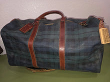 Load image into Gallery viewer, VINTAGE POLO RALPH LAUREN CHECKERED DUFFLE 50 TRAVEL BAG

