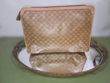 Load image into Gallery viewer, CELINE MACADAM PORTFOLIO CLUTCH BEIGE
