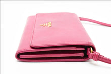 Load image into Gallery viewer, PRADA CROSSBODY SHOULDER WALLET 12 CARD HOLDER COA INCL

