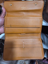 Load image into Gallery viewer, LOUIS VUITTON MONOGRAM MINI LIN PORTE TRESOR YELLOW BEIGE WALLET
