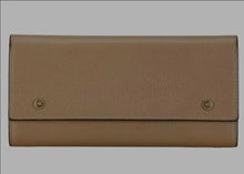 Load image into Gallery viewer, CELINE BEIGE FLAP WALLET

