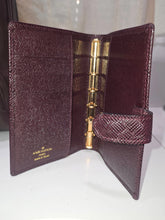 Load image into Gallery viewer, LOUIS VUITTON TAIGA PLUM AGENDA PM CA0979

