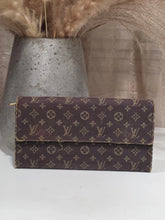 Load image into Gallery viewer, LOUIS VUITTON WALLET PORTEFEUILLE SALA DENIM COA INCL
