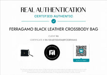 Load image into Gallery viewer, FERRAGAMO NAVY BLUE LEATHER BAG
