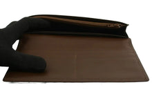 Load image into Gallery viewer, BURBERRY BROWN LEATHER ZIPPIE WALLET
