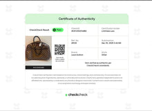 Load image into Gallery viewer, LOUIS VUITTON DEAUVILLE BAG BROWN EBENE CANVAS COA INCL
