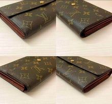 Load image into Gallery viewer, LOUIS VUITTON MONOGRAM PORTEFEUILLE SARAH LONG WALLET BROWN
