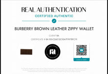 Load image into Gallery viewer, BURBERRY BROWN WALLET W/COA
