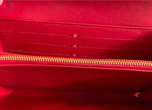 Load image into Gallery viewer, LOUIS VUITTON VERNIS RED WALLET COA INCL
