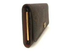 Load image into Gallery viewer, LOUIS VUITTON MONOGRAM 4 RING KEY HOLDER WALLET CASE
