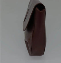 Load image into Gallery viewer, CARTIER UNIQUE ELEGANT BURGUNDY VINTAGE LEATHER POCHETTE BORDEAUX CLUTCH
