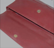 Load image into Gallery viewer, CARTIER UNIQUE ELEGANT BURGUNDY VINTAGE LEATHER POCHETTE BORDEAUX CLUTCH
