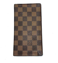 Load image into Gallery viewer, LOUIS VUITTON EBENE DAMIER LONG CREDIT CARDS CHECKBOOK
