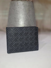 Load image into Gallery viewer, DUNHILL MADE IN ITALY FABRIC BLACK LEATHER BIFOLD WALLET WALLET COA INCL
