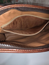 Load image into Gallery viewer, CELINE VINTAGE CLUTCH BAG LIGHT TAN LEATHER 26.5cm
