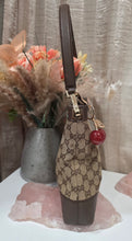 Load image into Gallery viewer, GUCCI MONOGRAM HOBO SHOULDER BAG DARK BROWN
